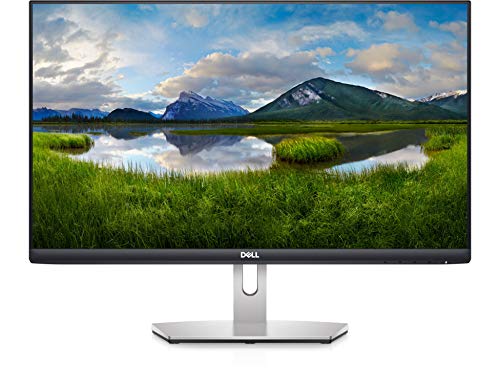 Dell S2421HN 24 Inch Full HD 1080p (1920 x 1080) 75Hz IPS Ultra-Thin Bezel Monitor 2 x HDMI Ports, Audio Line Out, Adaptive AMD FreeSync, Silver